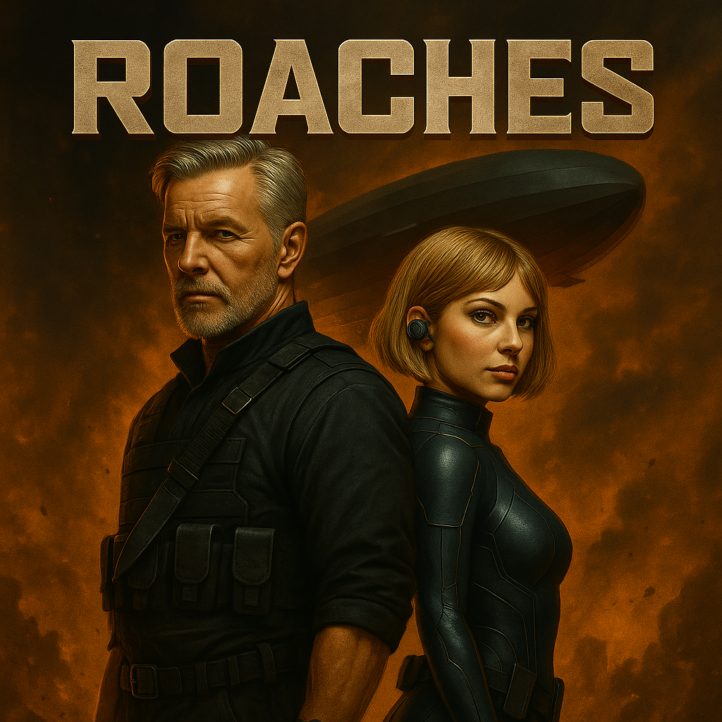 ROACHES — cinematic sci-fi poster